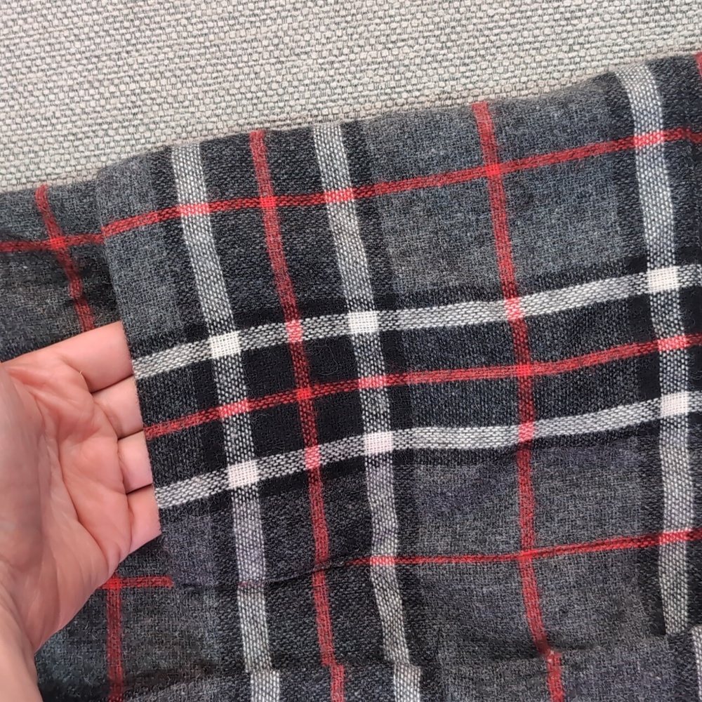 Plaid Long Coat - image 2